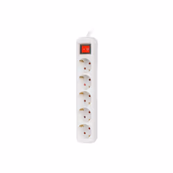 Lanberg PS1-05F-0150-W power extension 1.5 m 5 AC outlet(s) Indoor White