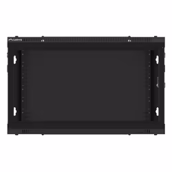 Lanberg WF01-6606-00B rack cabinet 6U Wall mounted rack Black