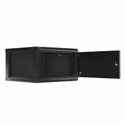 Lanberg WF01-6606-00B rack cabinet 6U Wall mounted rack Black