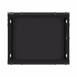 Lanberg WF01-6609-00B rack cabinet 9U Wall mounted rack Black