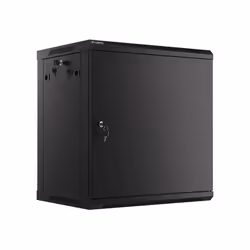 Lanberg WF01-6412-00B, Wall mounted rack, 12U, 60 kg, 24.4 kg, Black