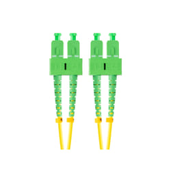 Lanberg FO-SASA-SD11-0020-YE InfiniBand/fibre optic cable 2 m SC Green, Yellow