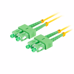 Lanberg FO-SASA-SD11-0020-YE InfiniBand/fibre optic cable 2 m SC Green, Yellow