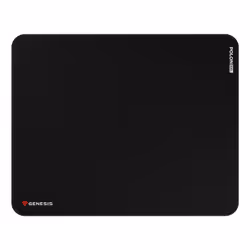 GENESIS Polon 200 XL, Black, Monochromatic, Fabric, Rubber, Non-slip base, Gaming mouse pad