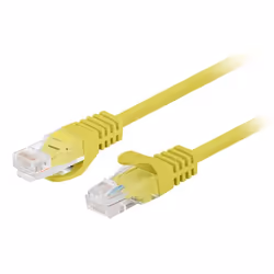Lanberg PCU6-20CC-0300-Y, 3 m, Cat6, U/UTP (UTP), RJ-45, RJ-45, Yellow