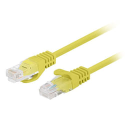 Lanberg PCU6-20CC-0300-Y networking cable Yellow 3 m Cat6 U/UTP (UTP)