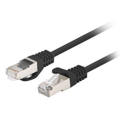 Lanberg PCF6-20CC-0200-BK networking cable Black 2 m Cat6 F/UTP (FTP)