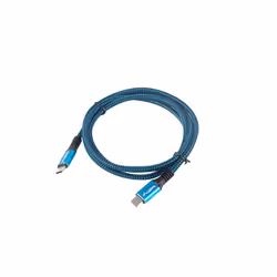 Lanberg CA-CMCM-45CU-0012-BK USB cable USB4 Gen 2x2 0.12 m USB C Black, Blue