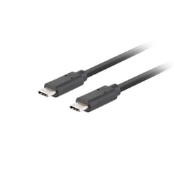 Lanberg CA-CMCM-32CU-0005-BK USB cable USB 3.2 Gen 2 (3.1 Gen 2) 0.5 m USB C Black