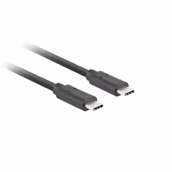 Lanberg CA-CMCM-32CU-0005-BK USB cable USB 3.2 Gen 2 (3.1 Gen 2) 0.5 m USB C Black