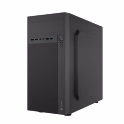 NATEC NPC-2038, Desktop, PC, Black, micro ATX, Mini-ITX, Acrylonitrile butadiene styrene (ABS), Metal, 14.8 cm