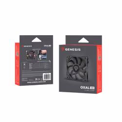 GENESIS Oxal 120 Computer case Fan 12 cm Black 1 pc(s)
