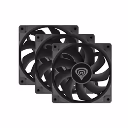 GENESIS Oxal 120 Computer case Fan 12 cm Black 3 pc(s)