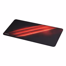 GENESIS Carbon 500 Maxi Flash G2, Black, Red, Image, Fabric, Rubber, Non-slip base, Gaming mouse pad