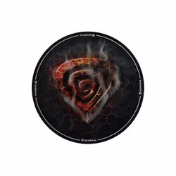 GENESIS Tellur 400 Round Lava, Chair mat, Multicolour, Fabric, Rubber, 1000 mm, 1000 mm, 1 pc(s)