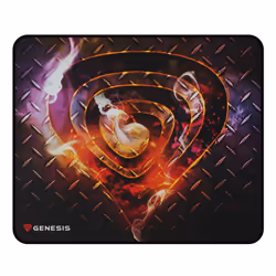 GENESIS Carbon 500 M Steel G2, Multicolour, Image, Fabric, Rubber, Non-slip base, Gaming mouse pad