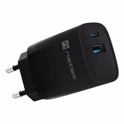 NATEC NUC-2141, Indoor, AC, 12 V, Black
