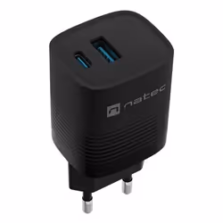 NATEC NUC-2141 mobile device charger Universal Black AC Fast charging Indoor