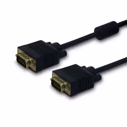 Savio CL-29, 1.8 m, VGA (D-Sub), VGA (D-Sub), Male, Male, Black
