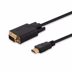 Savio CL-103, 1.8 m, HDMI Type A (Standard), VGA (D-Sub), Male, Male, Straight