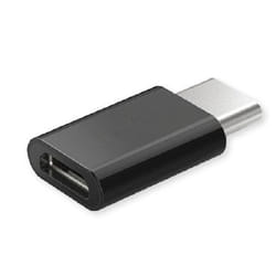 Savio AK-31 / B cable gender changer Micro USB USB 3.1 Typ C Black