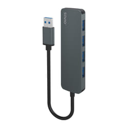 Savio Hub 4 x USB-A 3.1 Gen 1 AK-53 USB 3.2 Gen 1 (3.1 Gen 1) Type-A 1000 Mbit/s