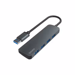 Savio Hub 4 x USB-A 3.1 Gen 1 AK-53 USB 3.2 Gen 1 (3.1 Gen 1) Type-A 1000 Mbit/s