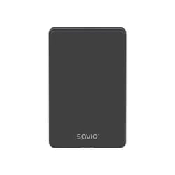 Savio AK-65 storage drive enclosure HDD/SSD enclosure Black 2.5"