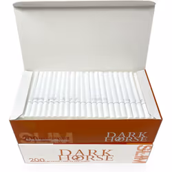 Dark Horse Super Slim Extra Long White Empty Filter Tubes 400 pcs