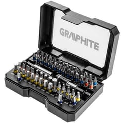 GRAPHITE 56H600 Screwdriver Bit Set Plastic Cassette 60