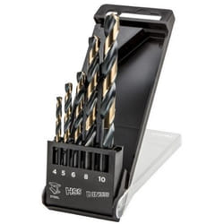 GRAPHITE 55H086 Twist Drill Bit Set 4, 5, 6, 8, 10 5