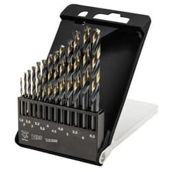 GRAPHITE 55H088 Twist Drill Bit Set 1.5, 2, 2.5, 3, 3.2, 3.5, 4, 4.2, 4.8, 5, 5.5, 6, 6.5 13