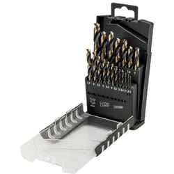 GRAPHITE 55H089 Twist Drill Bit Set 1, 1.5, 2, 2.5, 3, 3.5, 4, 4.5, 5, 5.5, 6, 6.5, 7, 7.5, 8, 8.5, 9, 9.5, 10 19