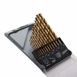 GRAPHITE 57H198 Twist Drill Bit Set 1.5, 2, 2.5, 3, 3.2, 3.5, 4, 4.2, 4.8, 5, 5.5, 6, 6.5 13