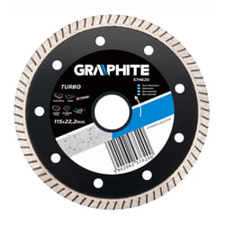 GRAPHITE 57H620 super thin tile cutting diamond blade disc 115 mm, 22.2 bore