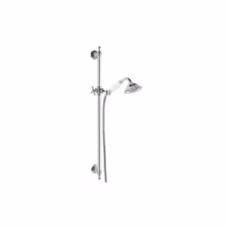 Retro Nostalgia Chrome Plated Plastic Shower Colum Set with Sliding Head