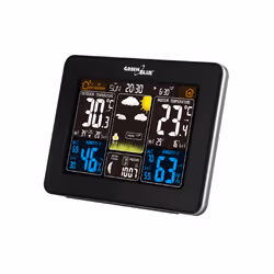 Greenblue 46004, Black, Indoor hygrometer, Indoor thermometer, Outdoor hygrometer, Outdoor thermometer, Barometer, Hygrometer ...