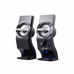 Audiocore AC805, 2-way, 2.0 channels, Wired, 3 W, 4 Ω, Black, Silver