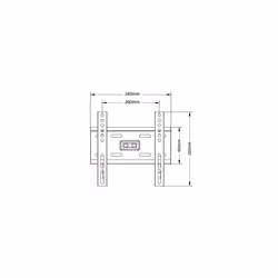 MC-777 Wall Bracket For LCD TV Plasma TV LCD Bracket For 35kg 13-42" Max VESA 200x200 (13-42")