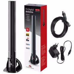 Maclean MCTV-930, Indoor, Black, ATSC, DMB-T/H, DVB-T, DVB-T2, 75 Ω, 28 dB, 26 dB