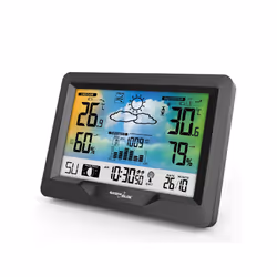 Greenblue 60133, Black, Indoor hygrometer, Indoor thermometer, Outdoor hygrometer, Outdoor thermometer, Hygrometer, Thermomet ...