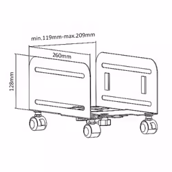 Maclean Mount MC-851 Castor platform - Additional view 6
