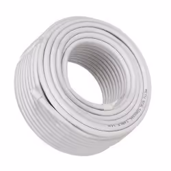 Maclean MCTV-470 coaxial cable RG-6/U 25 m White