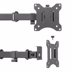 Maclean MC-883 monitor mount / stand 81.3 cm (32") Desk Black