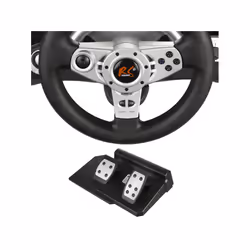 NanoRS RS700 Gaming Controller Black, Silver USB Steering wheel Analogue / Digital Android, Nintendo Switch, PC, PlayStation 4, Playstation 3, Xbox One - Additional view 6