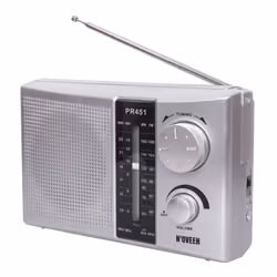 Noveen PR451 radio Portable Silver