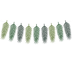 PartyDeco Garland Aloha - Tropical leaves, 1.25m