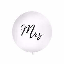 PartyDeco OLBON11D-008, Toy balloon, Latex, Black, White, Love, Oval, 100 cm