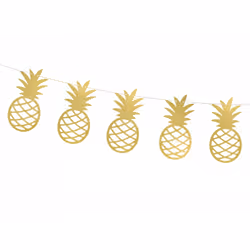 PartyDeco Garland Aloha - Pineapples