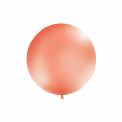 PartyDeco Decorations Giant Metallic Rose Gold 1 Meter Balloon x 1